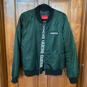 Guess Bomber Jacket. GREEN